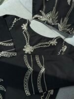 Black Beauty Embroidery 3 pieces Set - Image 4