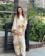 Elegant Floral Embroidery 3-Piece